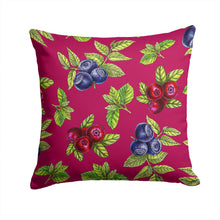 Load image into Gallery viewer, Berries Throw Pillow - 14x14 Decorative Pillow – Art for Your Home &amp; Patio BB5209PW1414