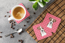 Load image into Gallery viewer, Jack Russell Terrier Hearts Foam Coaster  BB5272FC