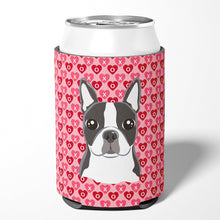 Load image into Gallery viewer, Boston Terrier Hearts Can or Bottle Hugger BB5273CC
