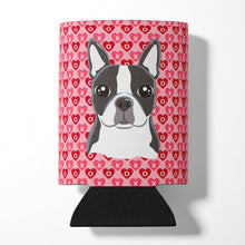Load image into Gallery viewer, Boston Terrier Hearts Can or Bottle Hugger BB5273CC