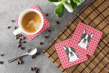 Load image into Gallery viewer, Boston Terrier Hearts Foam Coaster  BB5273FC