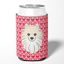 Load image into Gallery viewer, Pomeranian Hearts Can or Bottle Hugger BB5277CC