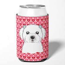 Load image into Gallery viewer, Maltese Hearts Can or Bottle Hugger BB5278CC