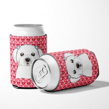Load image into Gallery viewer, Maltese Hearts Can or Bottle Hugger BB5278CC
