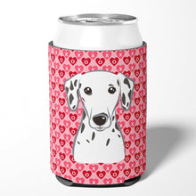 Load image into Gallery viewer, Dalmatian Hearts Can or Bottle Hugger BB5280CC