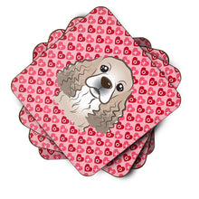 Load image into Gallery viewer, Cocker Spaniel Hearts Foam Coaster  BB5286FC