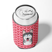 Load image into Gallery viewer, Alaskan Malamute Hearts Can or Bottle Hugger BB5288CC