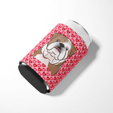 Load image into Gallery viewer, English Bulldog  Hearts Can or Bottle Hugger BB5289CC