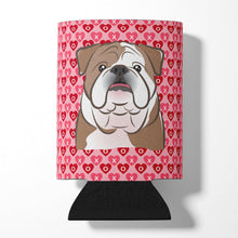 Load image into Gallery viewer, English Bulldog  Hearts Can or Bottle Hugger BB5289CC