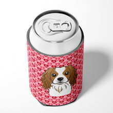 Load image into Gallery viewer, Cavalier Spaniel Hearts Can or Bottle Hugger BB5294CC