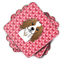 Load image into Gallery viewer, Cavalier Spaniel Hearts Foam Coaster  BB5294FC