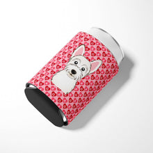 Load image into Gallery viewer, Westie Hearts Can or Bottle Hugger BB5296CC