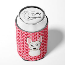 Load image into Gallery viewer, Westie Hearts Can or Bottle Hugger BB5296CC