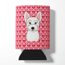 Load image into Gallery viewer, Westie Hearts Can or Bottle Hugger BB5296CC