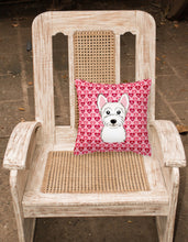 Load image into Gallery viewer, Westie Hearts Fabric Decorative Pillow BB5296PW1818