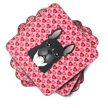 Load image into Gallery viewer, French Bulldog Hearts Foam Coaster  BB5297FC