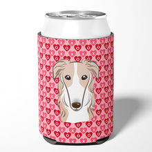 Load image into Gallery viewer, Borzoi Hearts Can or Bottle Hugger BB5298CC
