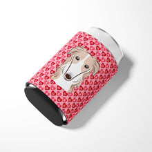 Load image into Gallery viewer, Borzoi Hearts Can or Bottle Hugger BB5298CC