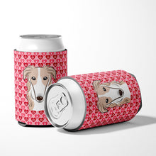 Load image into Gallery viewer, Borzoi Hearts Can or Bottle Hugger BB5298CC