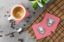 Load image into Gallery viewer, Saluki Hearts Foam Coaster  BB5299FC