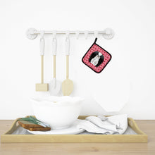 Load image into Gallery viewer, Japanese Chin Hearts Pot Holders - Set of 2 - Heat-Resistant Kitchen Essentials BB5300PTHD