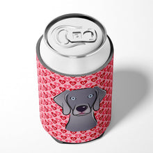 Load image into Gallery viewer, Weimaraner Hearts Can or Bottle Hugger BB5301CC
