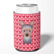 Load image into Gallery viewer, Yorkie Puppy Hearts Can or Bottle Hugger BB5302CC