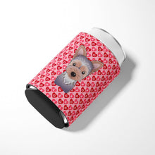 Load image into Gallery viewer, Yorkie Puppy Hearts Can or Bottle Hugger BB5302CC