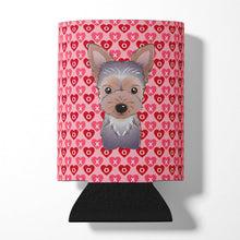 Load image into Gallery viewer, Yorkie Puppy Hearts Can or Bottle Hugger BB5302CC