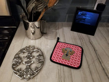 Load image into Gallery viewer, Wirehaired Dachshund Hearts Pot Holders - Set of 2 - Heat-Resistant Kitchen Essentials BB5303PTHD