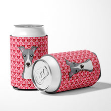 Load image into Gallery viewer, Italian Greyhound Hearts Can or Bottle Hugger BB5306CC