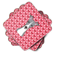 Load image into Gallery viewer, Italian Greyhound Hearts Foam Coaster  BB5306FC