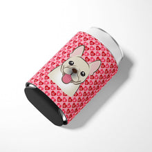 Load image into Gallery viewer, French Bulldog Hearts Can or Bottle Hugger BB5308CC