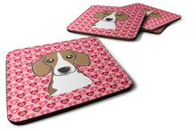 Load image into Gallery viewer, Beagle Hearts Foam Coaster  BB5309FC