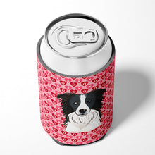 Load image into Gallery viewer, Border Collie Hearts Can or Bottle Hugger BB5311CC