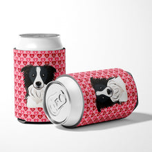 Load image into Gallery viewer, Border Collie Hearts Can or Bottle Hugger BB5311CC