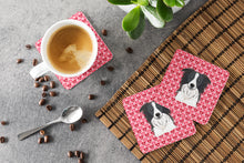 Load image into Gallery viewer, Border Collie Hearts Foam Coaster  BB5311FC