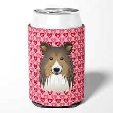 Load image into Gallery viewer, Sheltie Hearts Can or Bottle Hugger BB5312CC