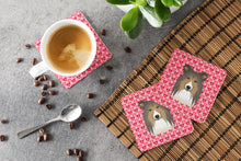 Load image into Gallery viewer, Sheltie Hearts Foam Coaster  BB5312FC