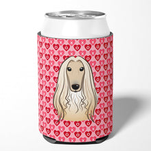 Load image into Gallery viewer, Afghan Hound Hearts Can or Bottle Hugger BB5314CC