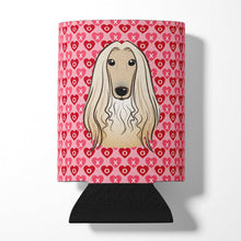 Load image into Gallery viewer, Afghan Hound Hearts Can or Bottle Hugger BB5314CC