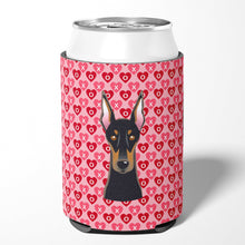 Load image into Gallery viewer, Doberman Pinscher Hearts Can or Bottle Hugger BB5315CC
