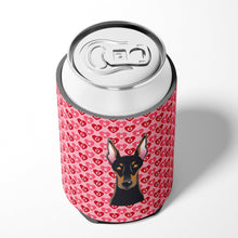 Load image into Gallery viewer, Doberman Pinscher Hearts Can or Bottle Hugger BB5315CC