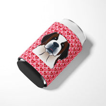 Load image into Gallery viewer, Saint Bernard Hearts Can or Bottle Hugger BB5316CC