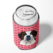 Load image into Gallery viewer, Saint Bernard Hearts Can or Bottle Hugger BB5316CC