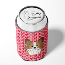 Load image into Gallery viewer, Papillon Hearts Can or Bottle Hugger BB5318CC