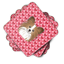 Load image into Gallery viewer, Papillon Hearts Foam Coaster  BB5318FC