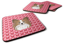 Load image into Gallery viewer, Papillon Hearts Foam Coaster  BB5318FC