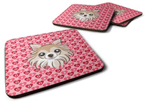 Load image into Gallery viewer, Chihuahua Hearts Foam Coaster  BB5321FC