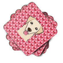 Load image into Gallery viewer, Golden Retriever Hearts Foam Coaster  BB5322FC